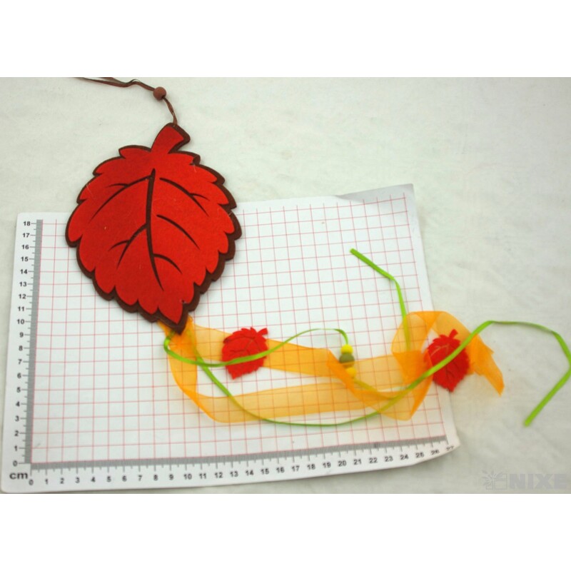 ZÁVĚS FILC LIST 23x12cm*