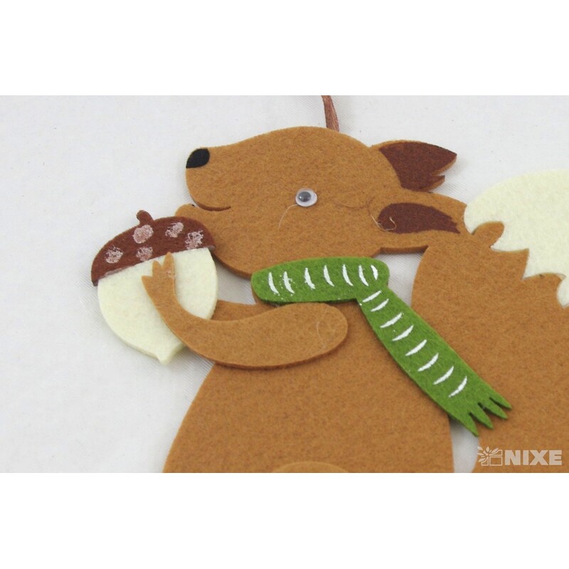 ZÁVĚS FILC VEVERKA 18x50cm*