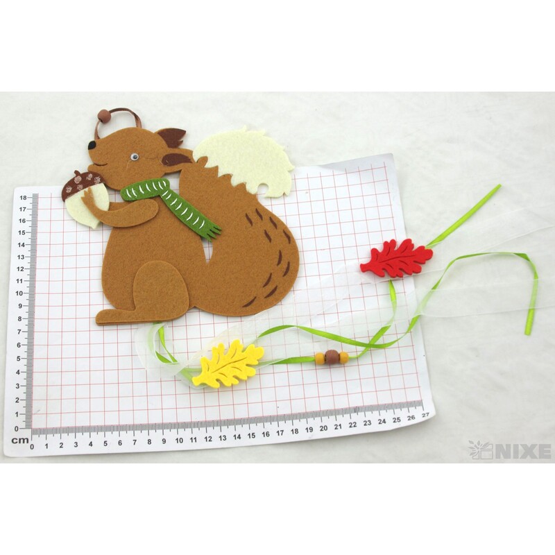 ZÁVĚS FILC VEVERKA 18x50cm*