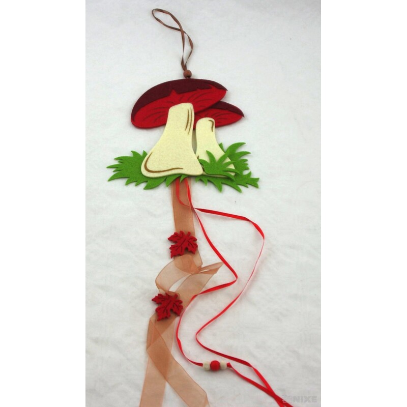 ZÁVĚS FILC HOUBY 13x15cm*