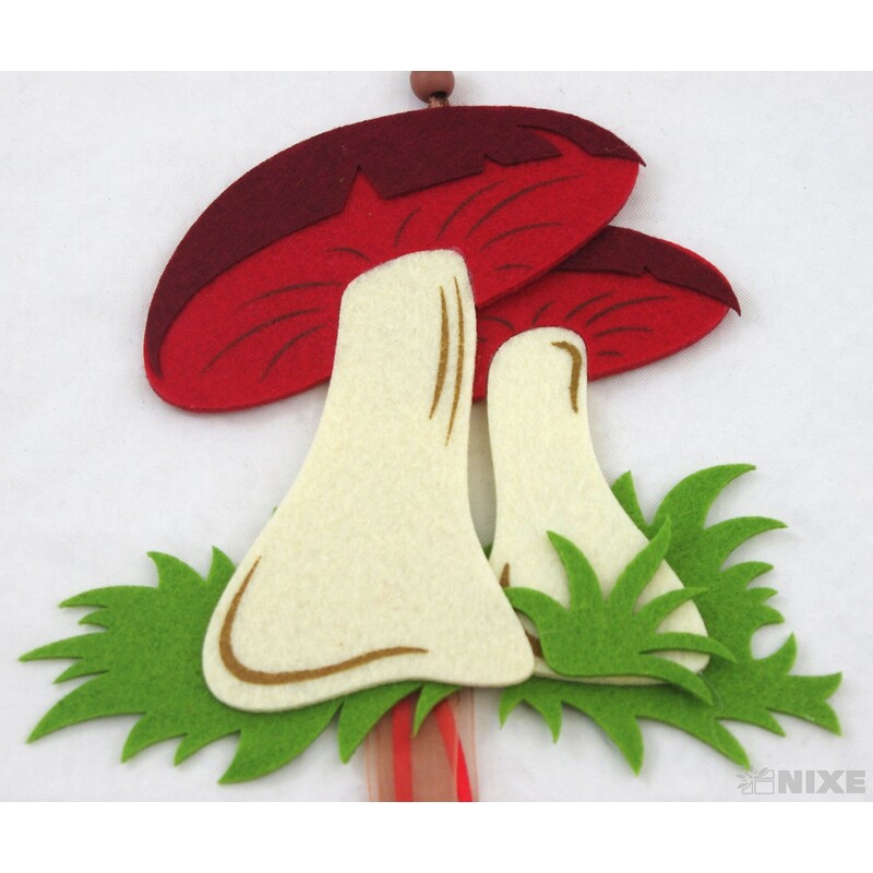 ZÁVĚS FILC HOUBY 13x15cm*