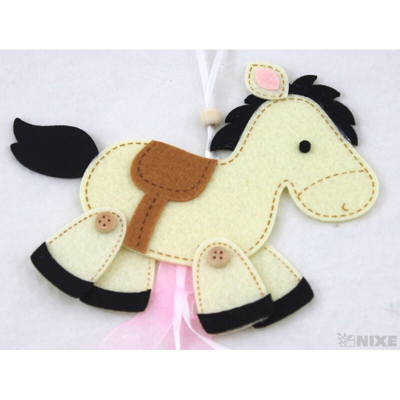 ZÁVĚS FILC KONÍK 18x15cm*