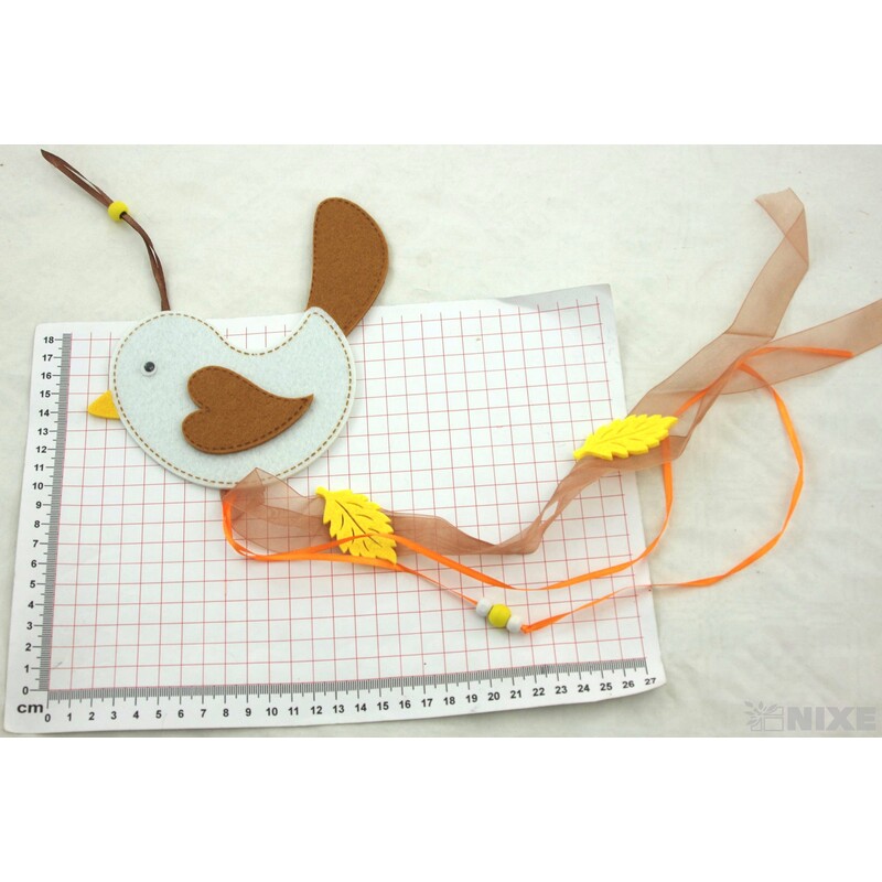 ZÁVĚS FILC PTÁČEK 17x55cm*