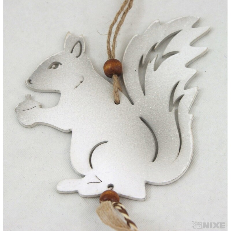 ZÁVĚS VEVERKA 11x12x50cm*MIX BAREV