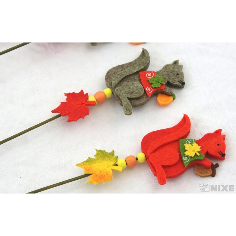 ZÁPICH FILC VEVERKA 6x30cm 10ks*MIX BAREV