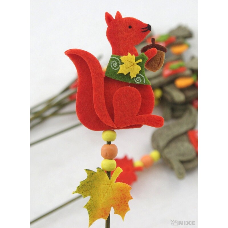 ZÁPICH FILC VEVERKA 6x30cm 10ks*MIX BAREV