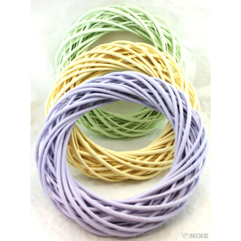 VĚNEC PROUTĚNÝ 45cm*MIX BAREV