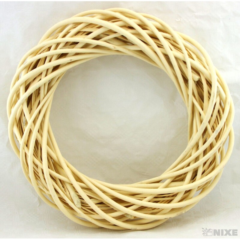 VĚNEC PROUTĚNÝ 45cm*MIX BAREV