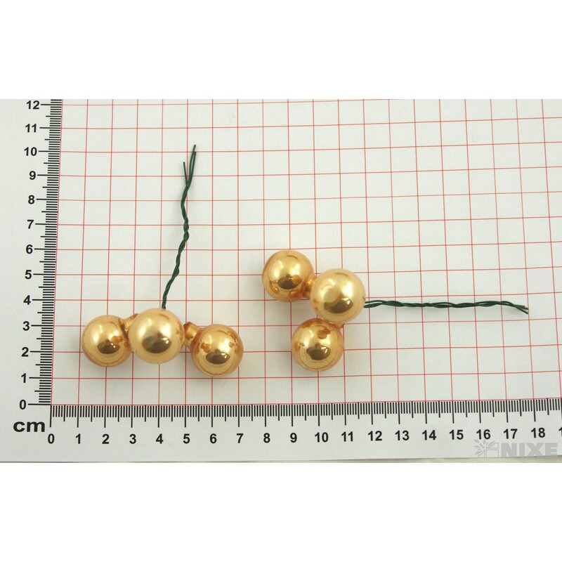 KOULE NA DR. 2x10,5cm 144ks*ZLATÁ OPAL