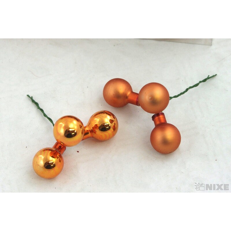 KOULE NA DR. 2x10,5cm 144ks MIX*MĚDĚNÁ