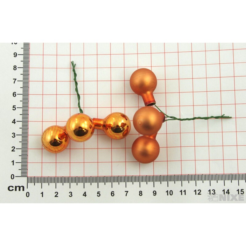 KOULE NA DR. 2x10,5cm 144ks MIX*MĚDĚNÁ