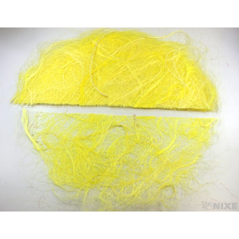 SISAL PŮLKRUH 65cm 10ks*ŽLUTÁ