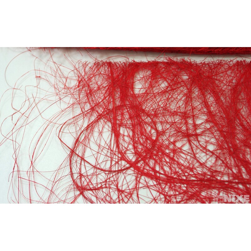 SISAL PŮLKRUH 65cm 10ks*ČERVENÁ