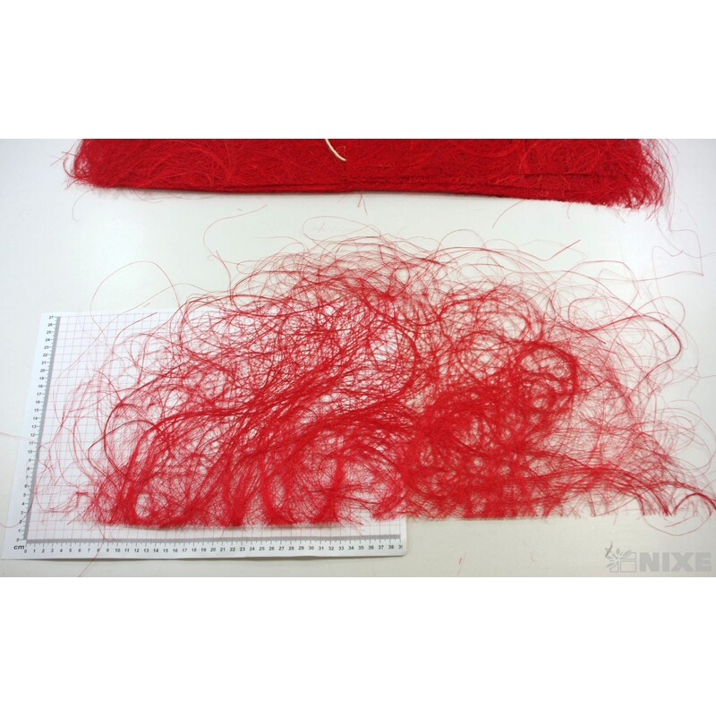 SISAL PŮLKRUH 65cm 10ks*ČERVENÁ