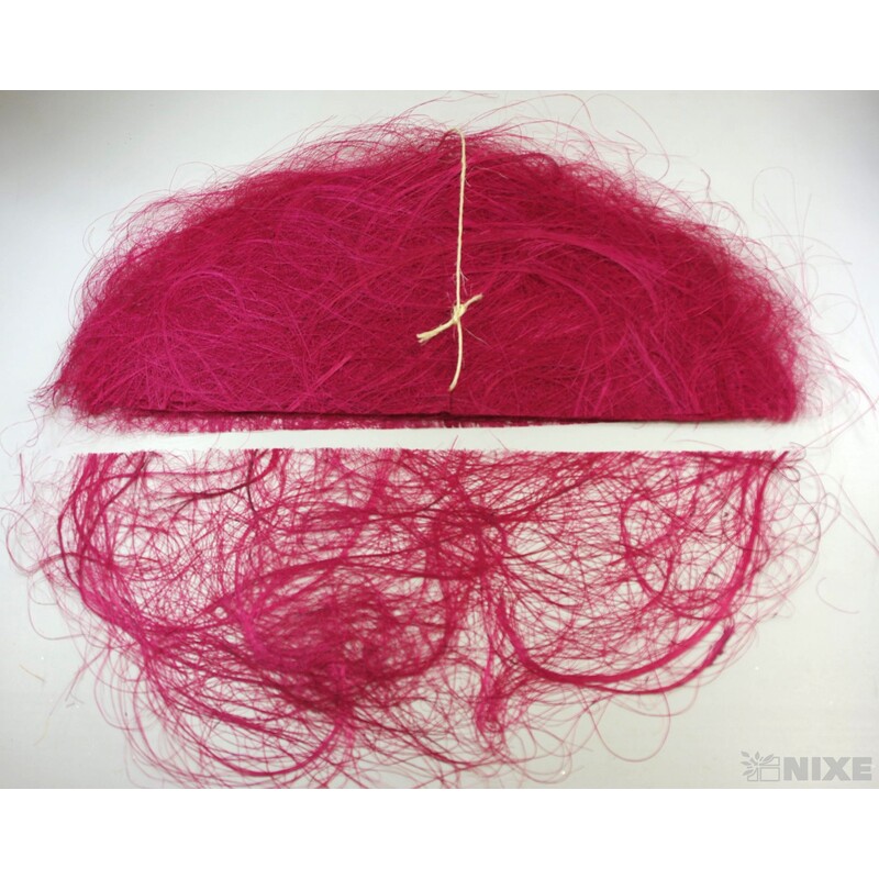 SISAL PŮLKRUH 65cm 10ks*RŮŽOVÁ TM.