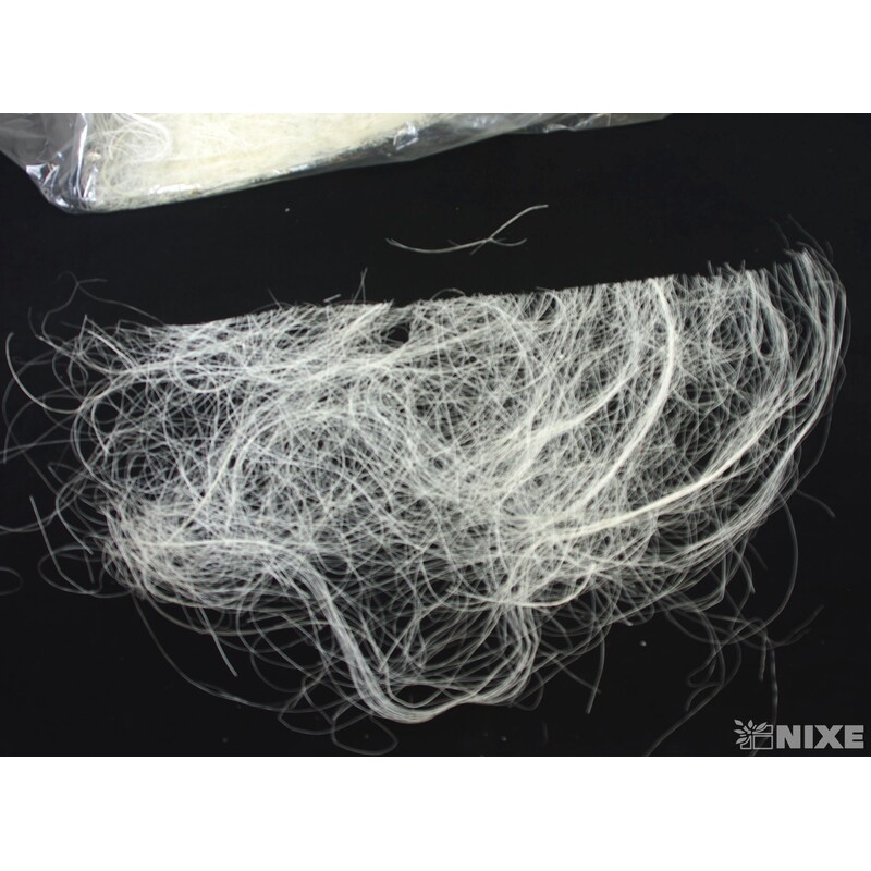 SISAL PŮLKRUH 65cm 10ks*BÍLÁ