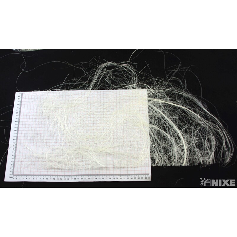 SISAL PŮLKRUH 65cm 10ks*BÍLÁ