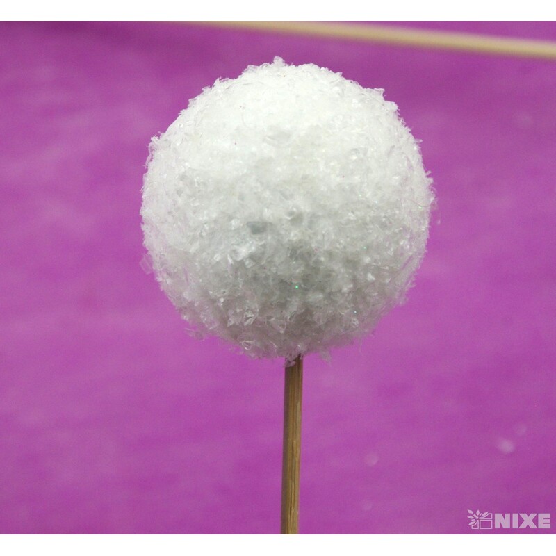 ZÁPICH KOULE 5x25cm 24ks*BÍLÁ