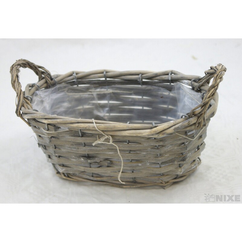 MISKA OVÁL 20x11x9cm*ŠEDÁ