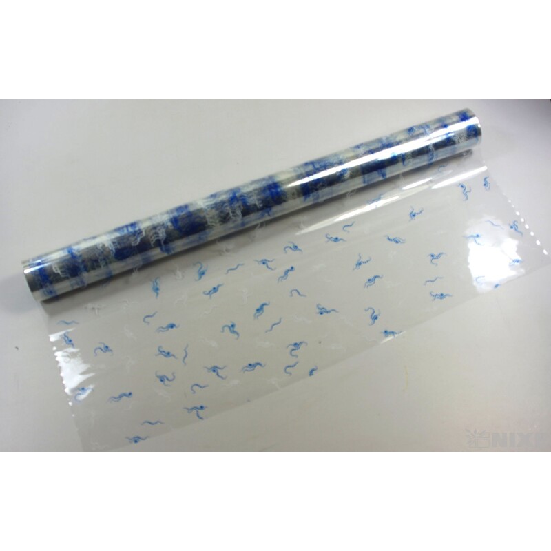 ROLE KORÁLKY 70cmx50m*BÍLÁ+MODRÁ