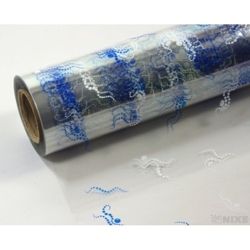 ROLE KORÁLKY 70cmx50m*BÍLÁ+MODRÁ