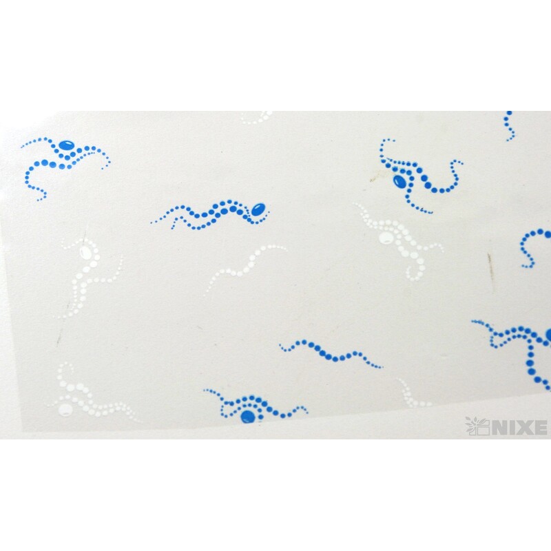 ROLE KORÁLKY 70cmx50m*BÍLÁ+MODRÁ