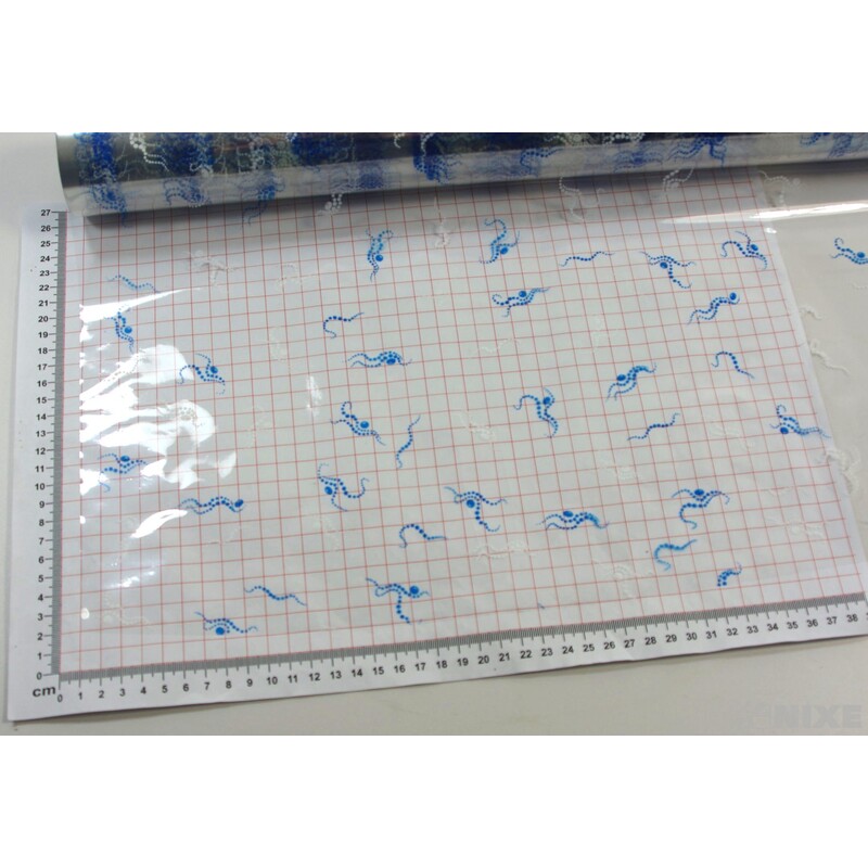 ROLE KORÁLKY 70cmx50m*BÍLÁ+MODRÁ