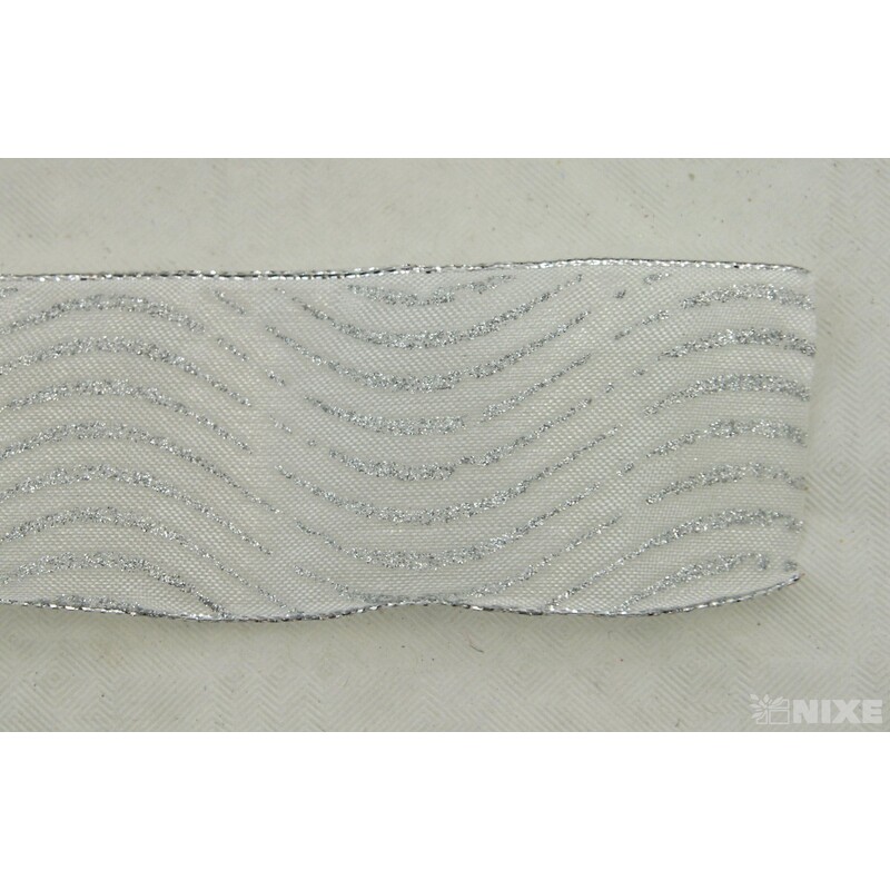 PLÁTNOVÁ STUHA  MTP DR. 40mmx20m*STŘÍBRNÁ 322 488