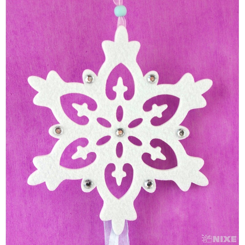 ZÁVĚS FILC VLOČKA 18x55cm*MIX BAREV