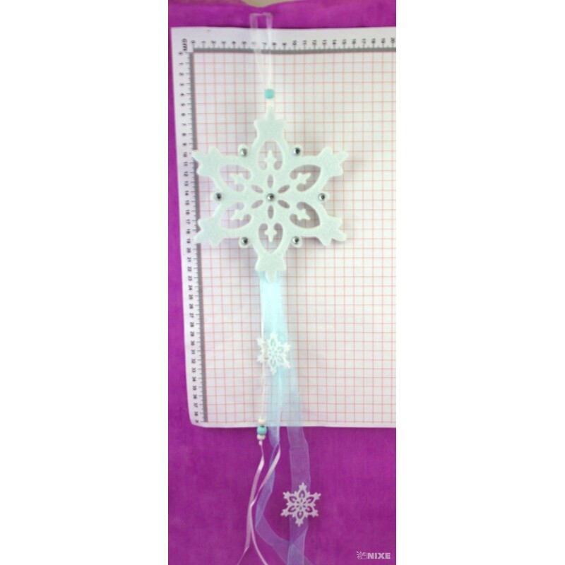 ZÁVĚS FILC VLOČKA 18x55cm*MIX BAREV