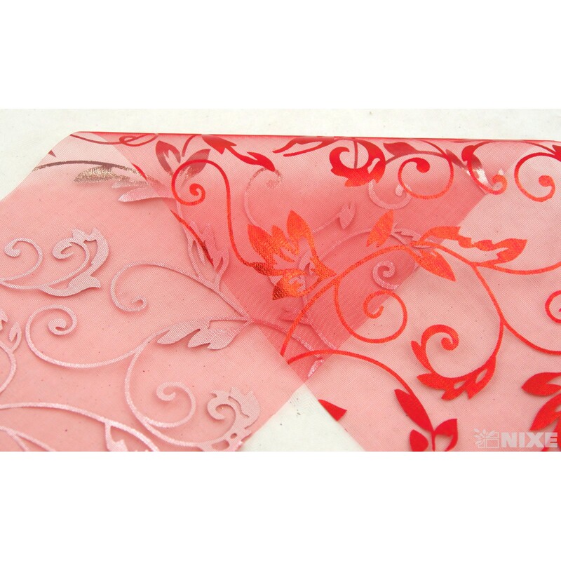 ORGANZA TISK 29 12cmx10yd*ZELENÁ