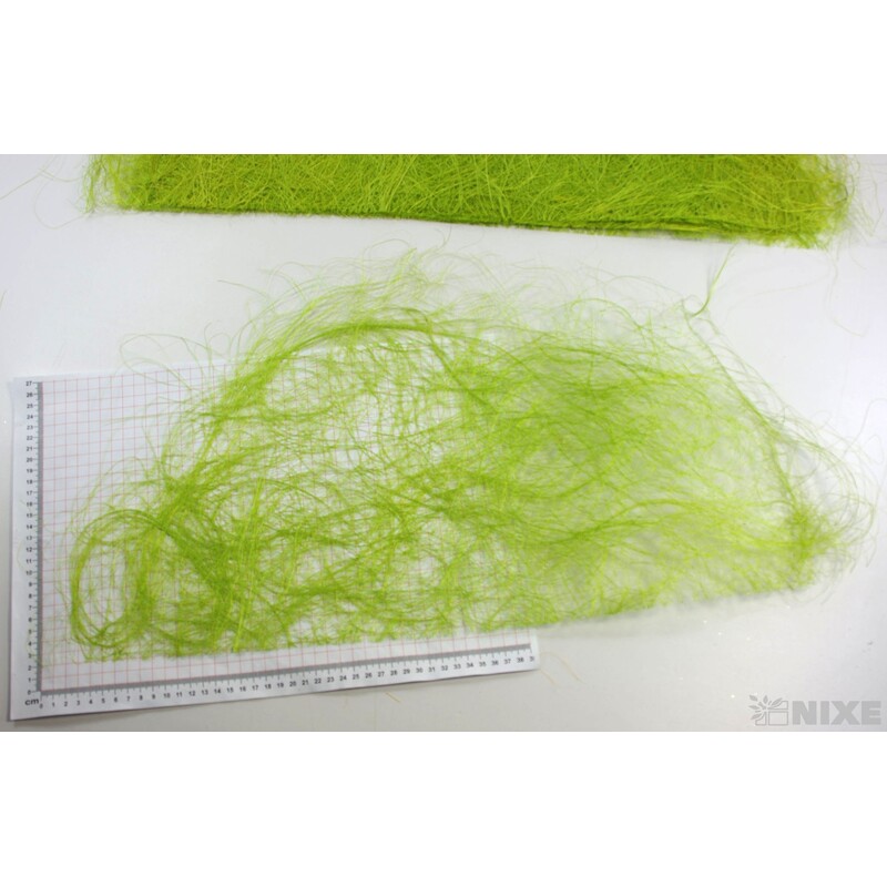 SISAL PŮLKRUH 65cm 10ks*ZELENÁ SV.