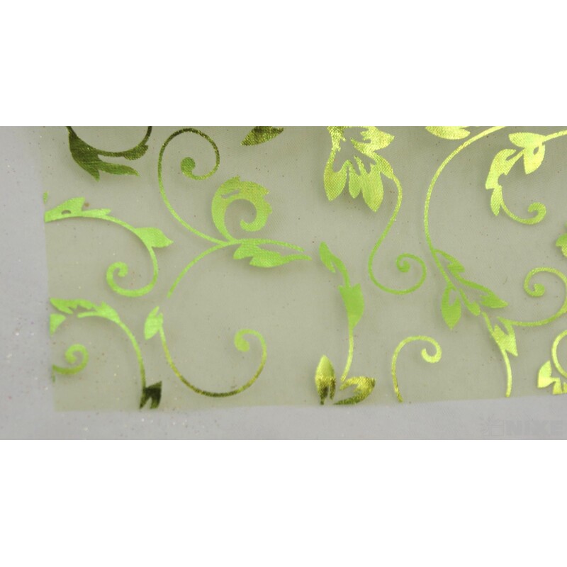 ORGANZA GLITR 26 36cmx5yd*ZELENÁ