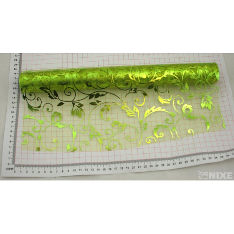 ORGANZA GLITR 26 36cmx5yd*ZELENÁ