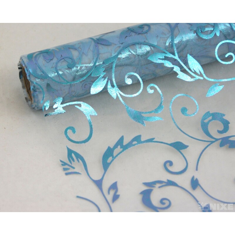 ORGANZA GLITR 26 36cmx5yd*MODRÁ SV.