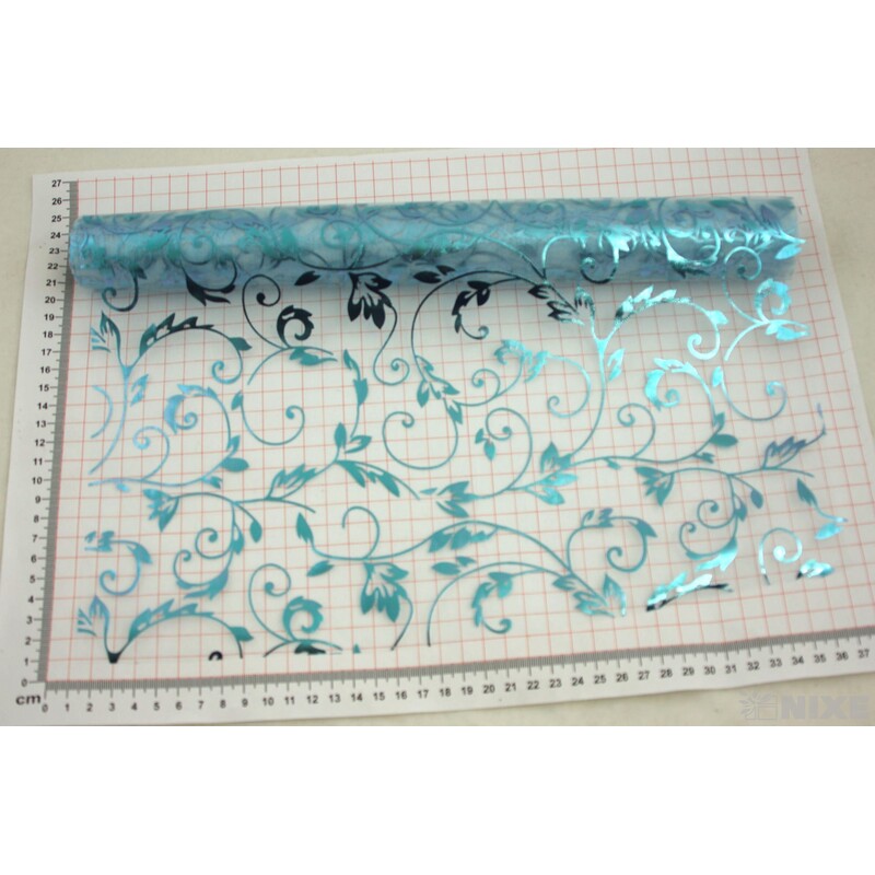 ORGANZA GLITR 26 36cmx5yd*MODRÁ SV.