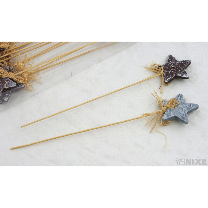 ZÁPICH HVĚZDA 24ks 5x23cm*MIX BAREV