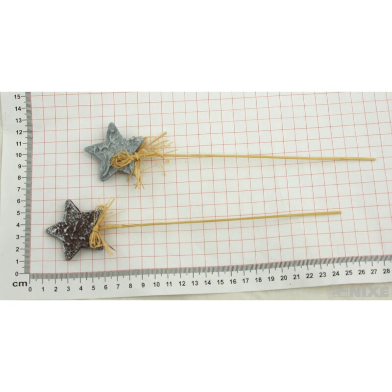 ZÁPICH HVĚZDA 24ks 5x23cm*MIX BAREV