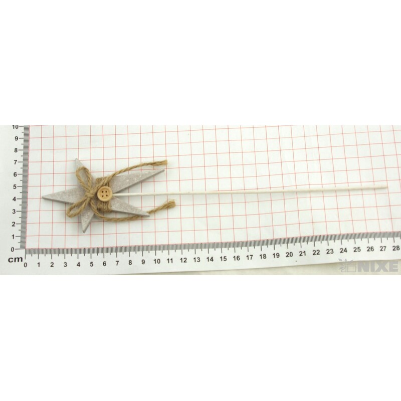 ZÁPICH HVĚZDA 12ks 9x26cm*PŘÍRODNÍ