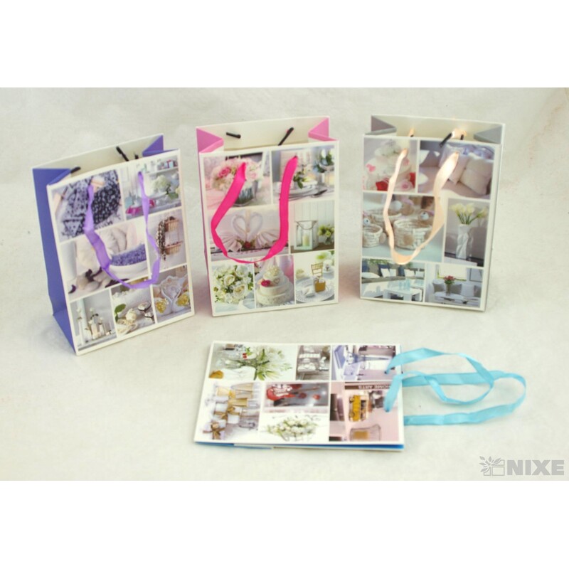 TAŠKA LAMIN MINI VÁNOCE MIX 11,5x15x6,5cm*