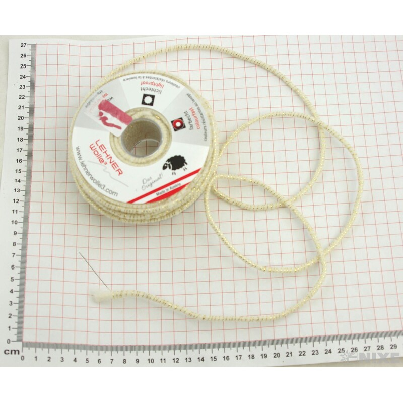 STUHA PLSTĚNÁ DRÁT 5mmx33m*BÍLÁ+ZLATÁ