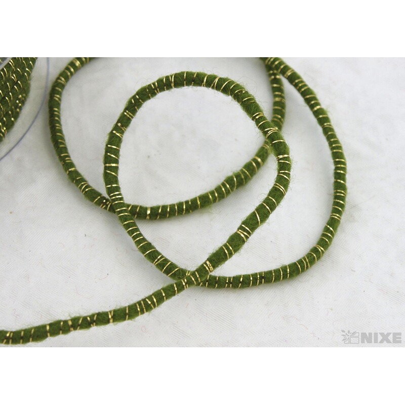 STUHA PLSTĚNÁ DRÁT 5mmx33m*ZELENÁ TM