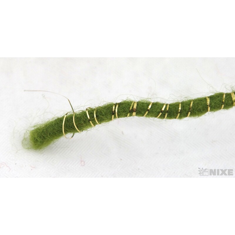 STUHA PLSTĚNÁ DRÁT 5mmx33m*ZELENÁ TM