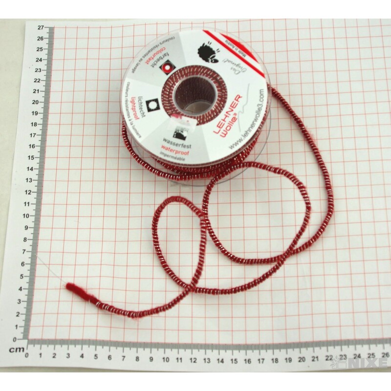 STUHA PLSTĚNÁ DRÁT 5mmx33m*ČERVENÁ+STŘÍBRNÁ V+