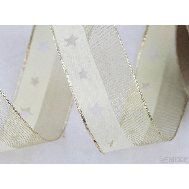 PLÁTNOVÁ STUHA VÝSEK DR. 40mmx10m*ZLATÁ 401001