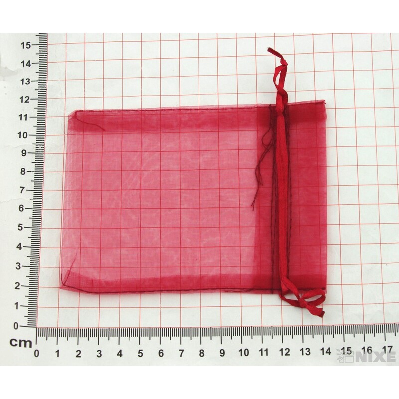 SÁČEK ORGANZA 10x13cm*BORDOVÁ 002