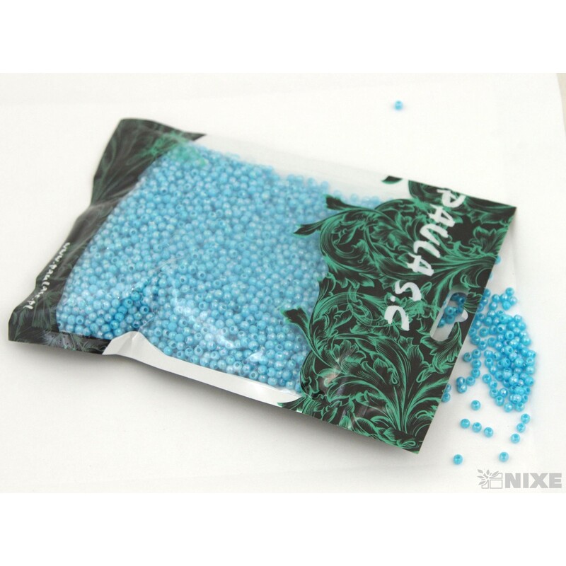 KORÁLKY 3mm 50g*MODRÁ SV.