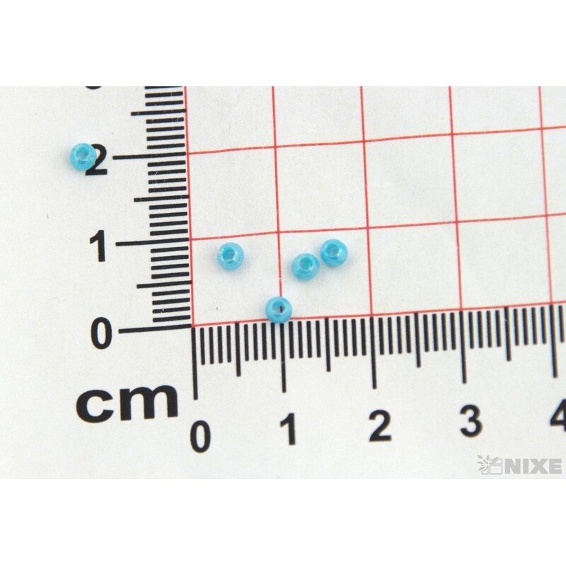 KORÁLKY 3mm 50g*MODRÁ SV.