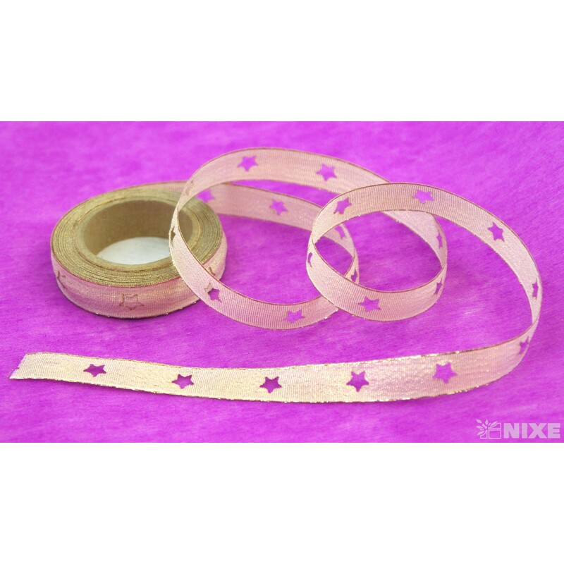 PLÁTNOVÁ STUHA VÝSEK DR. 15mmx10m*ZLATÁ 102