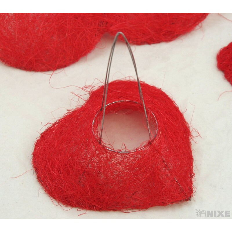 PODLOŽKA SRDCE 25cm-20-15 3ks*ČERVENÉ